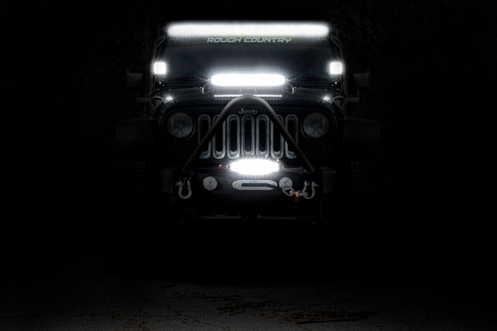 50 Inch Black Series LED Light Bar Dual Row Rough Country