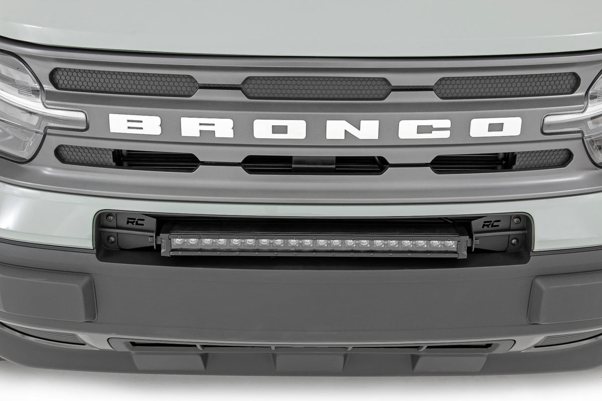 Ford 20.0 Inch LED Bumper Kit w/ Chrome Series LED 21-UP Ford Bronco Sport Rough Country