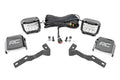 LED Light Kit Ditch Mount 3 Inch OSRAM Wide Toyota Tacoma 2WD/4WD (16-23) Rough Country