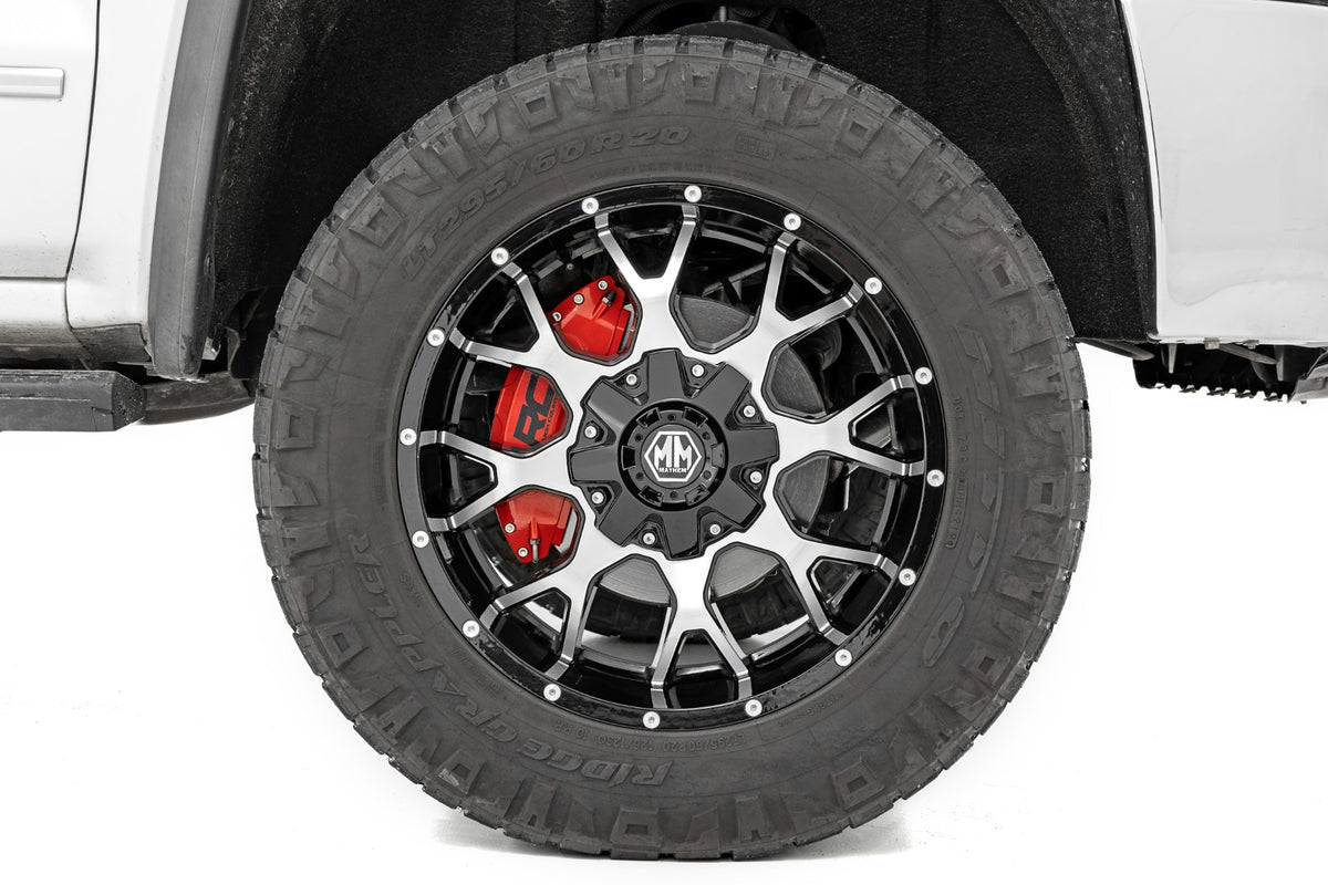 Caliper Covers Front and Rear Red Ford F-150 2WD/4WD (2021-2026) Rough Country