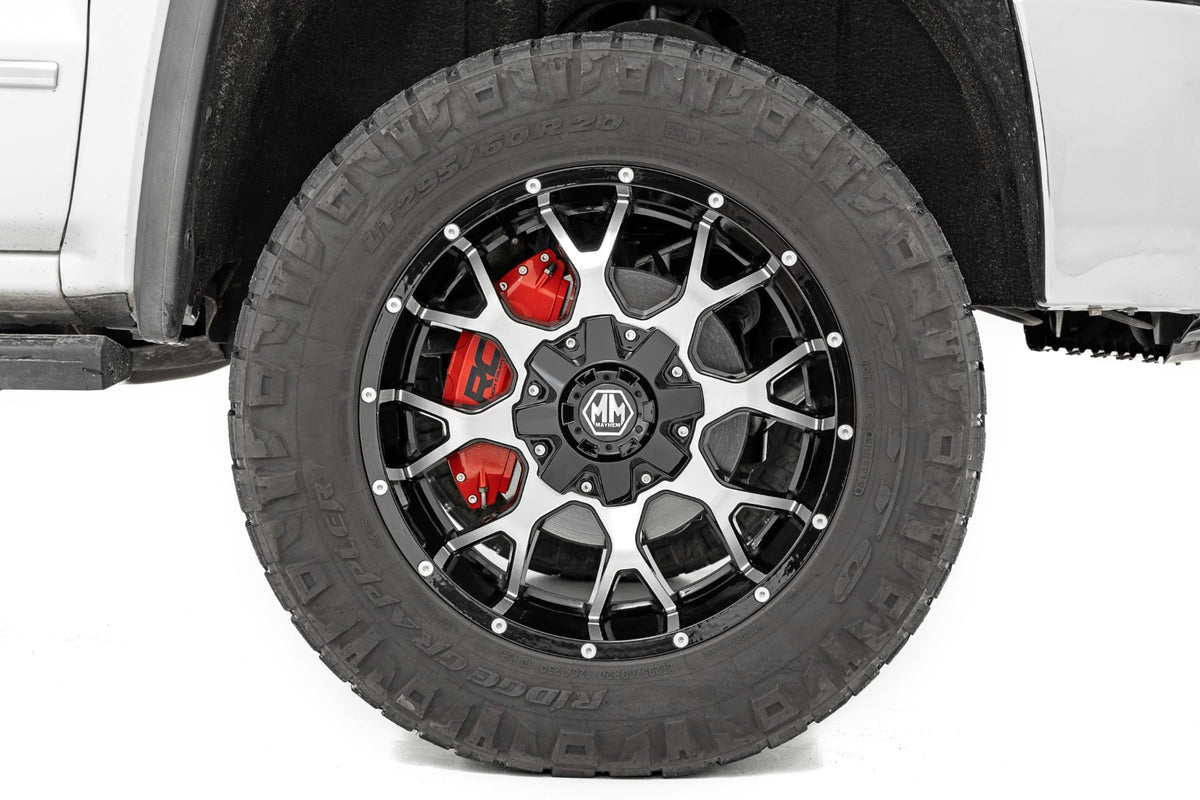 Caliper Covers Front and Rear Red Toyota 4Runner 2WD/4WD (2003-2024) Rough Country