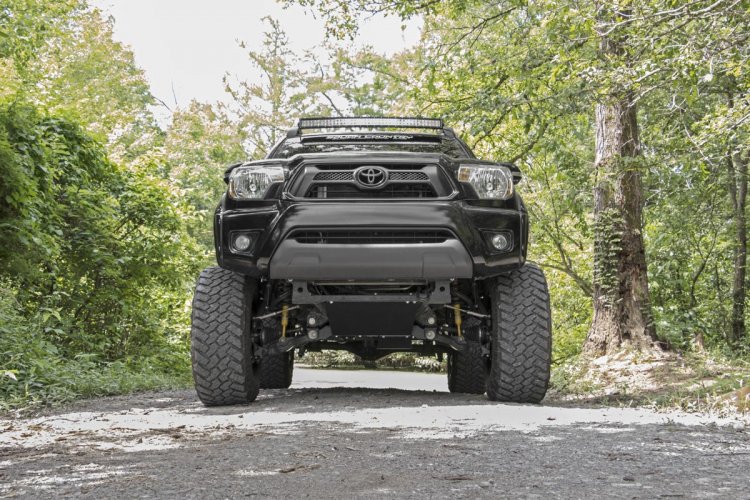 6.0 Inch Toyota Suspension Lift Kit w/ Vertex Coilovers and V2 Shocks (05-15 Tacoma 4WD/2WD) Rough Country