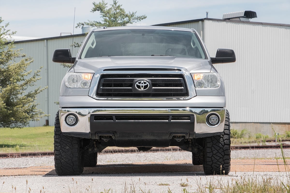 3.5 Inch Lift Kit Vertex Red Toyota Tundra 4WD (2007-2021) Rough Country