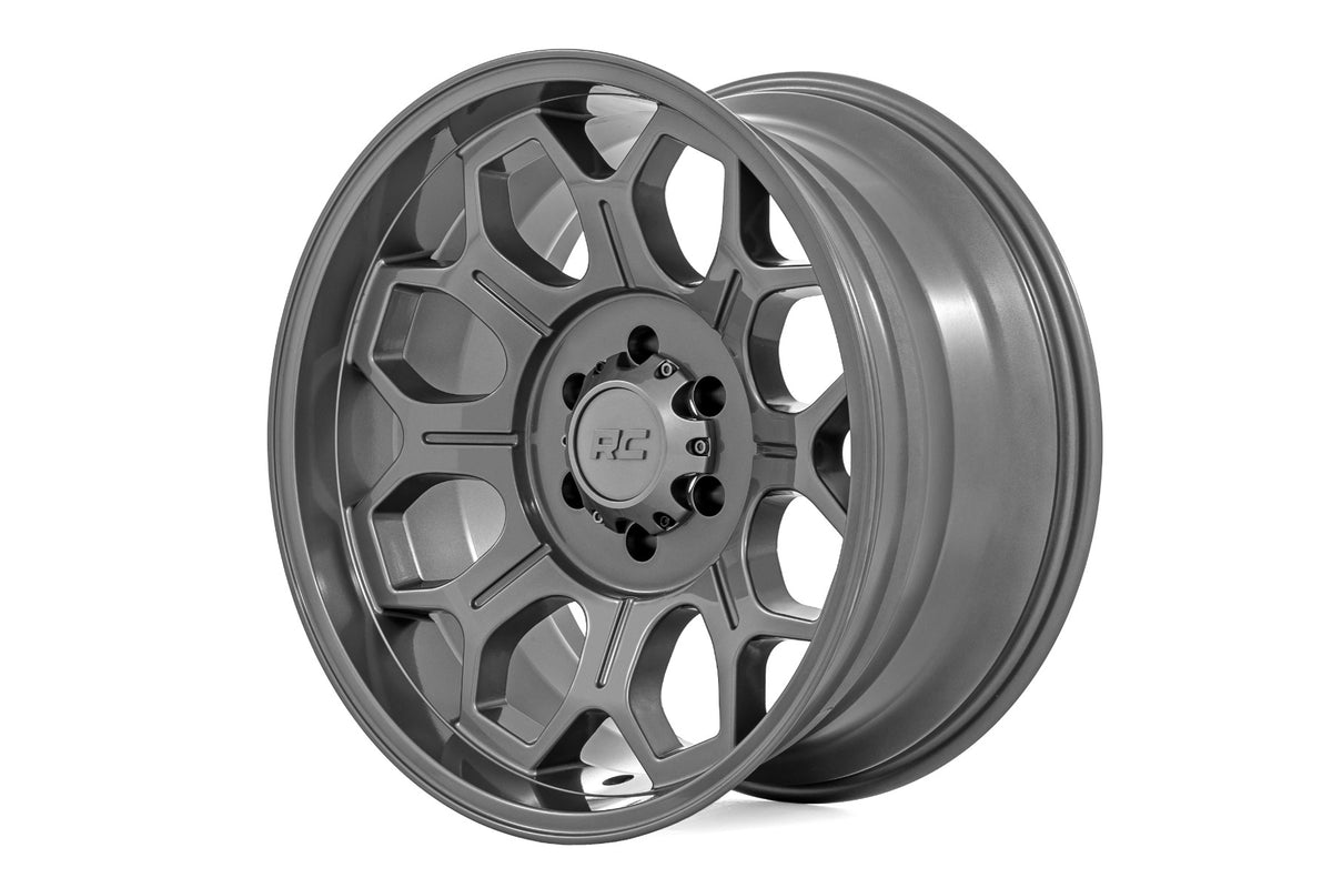 77 Series Wheel One-Piece Gunmetal Gray 20x9 Rough Country