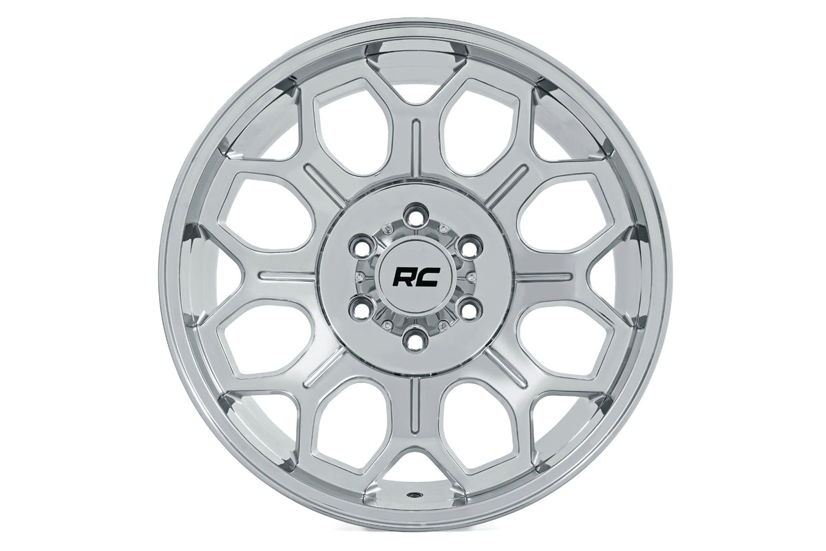 77 Series Wheel One-Piece Chrome 20x10 Rough Country
