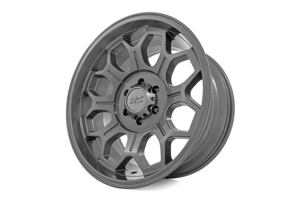 77 Series Wheel One-Piece Gunmetal Gray 20x10 Rough Country