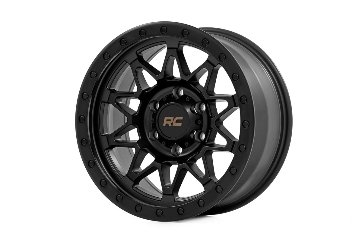 78 Series Wheel Simulated Beadlock Black 18x9 Rough Country