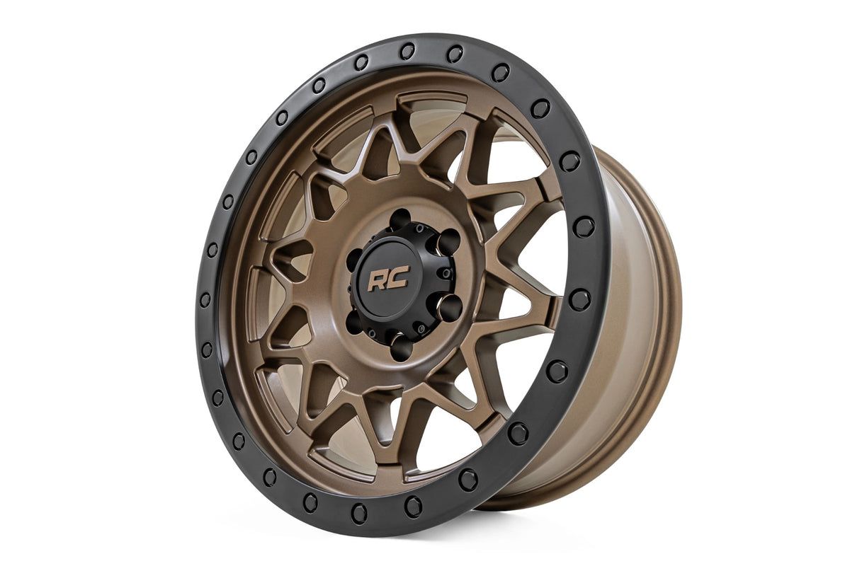 78 Series Wheel Simulated Beadlock Bronze/Black 18x9 Rough Country