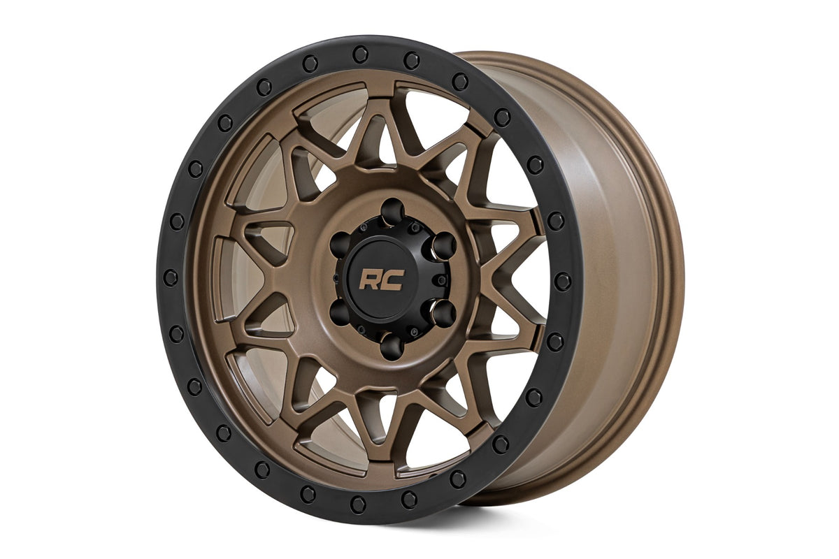 78 Series Wheel Simulated Beadlock Bronze/Black 18x9 Rough Country