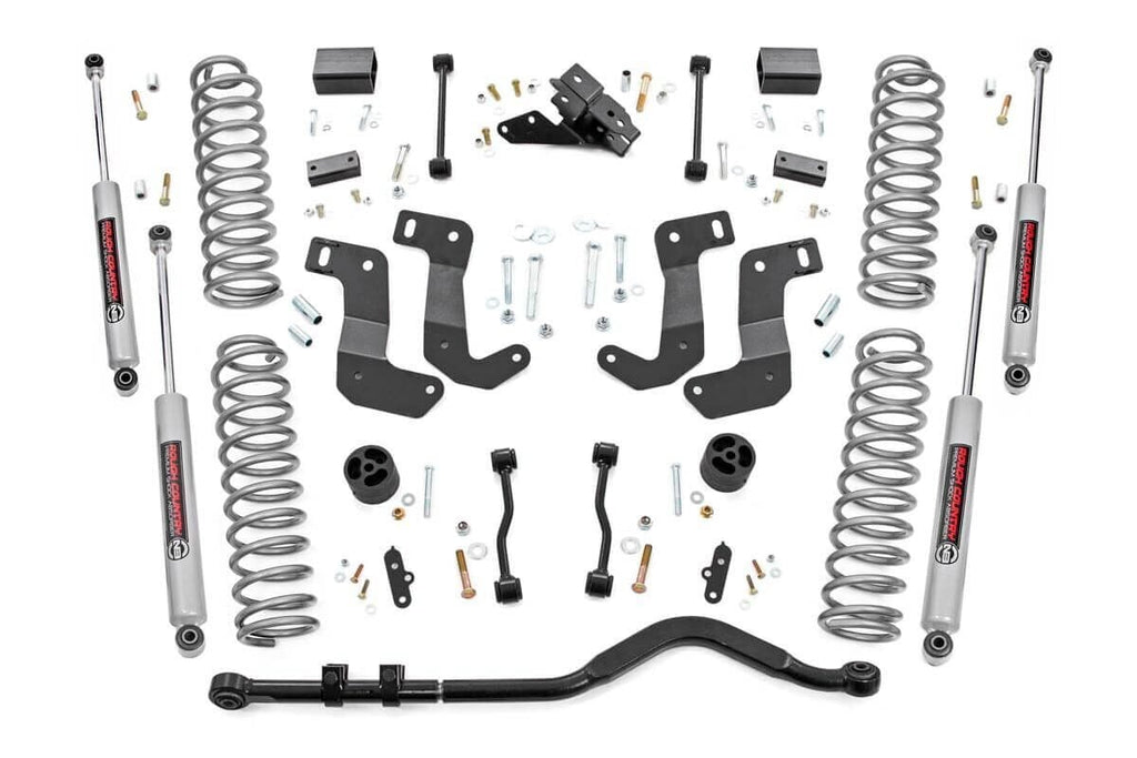 3.5 Inch Lift Kit C/A Drop 4-Door Jeep Wrangler JL 4WD (2024-2025) Rough Country