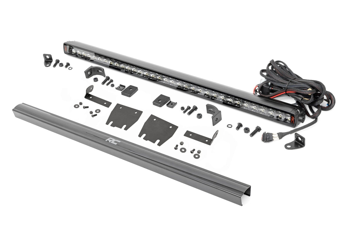 LED Hood Kit 30 Inch Spectrum Series Jeep Gladiator JT/Wrangler JL (18-26) Rough Country