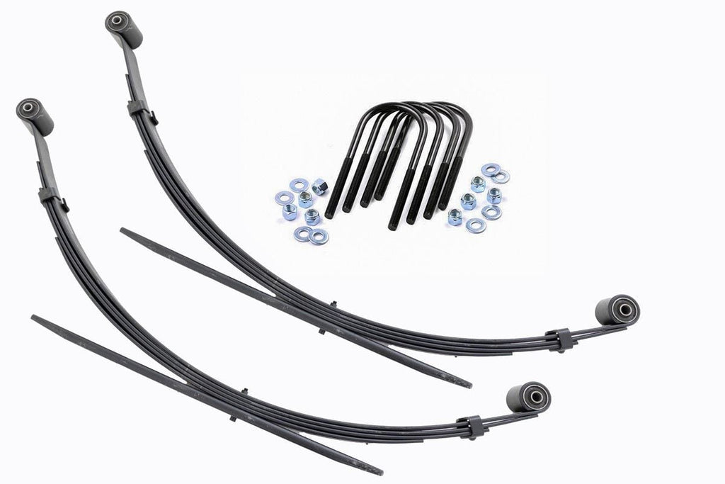 Rear Leaf Springs 4 Inch Lift Pair Ford F-250/F-350 Super Duty 4WD (99-04) Rough Country