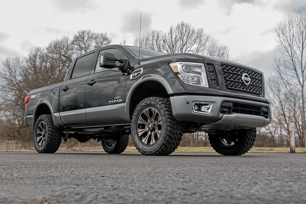 3 Inch Lift Kit N3 Struts & Shocks Nissan Titan 4WD (2017-2024) Rough Country