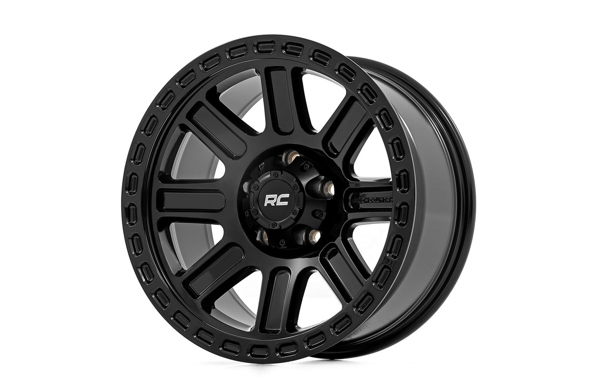 84 Series Wheel Gloss Black 17x8.5 Rough Country