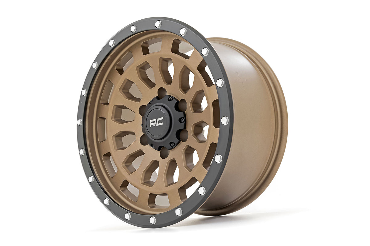 87 Series Wheel Simulated Beadlock Bronze/Black 17x8.5 Rough Country