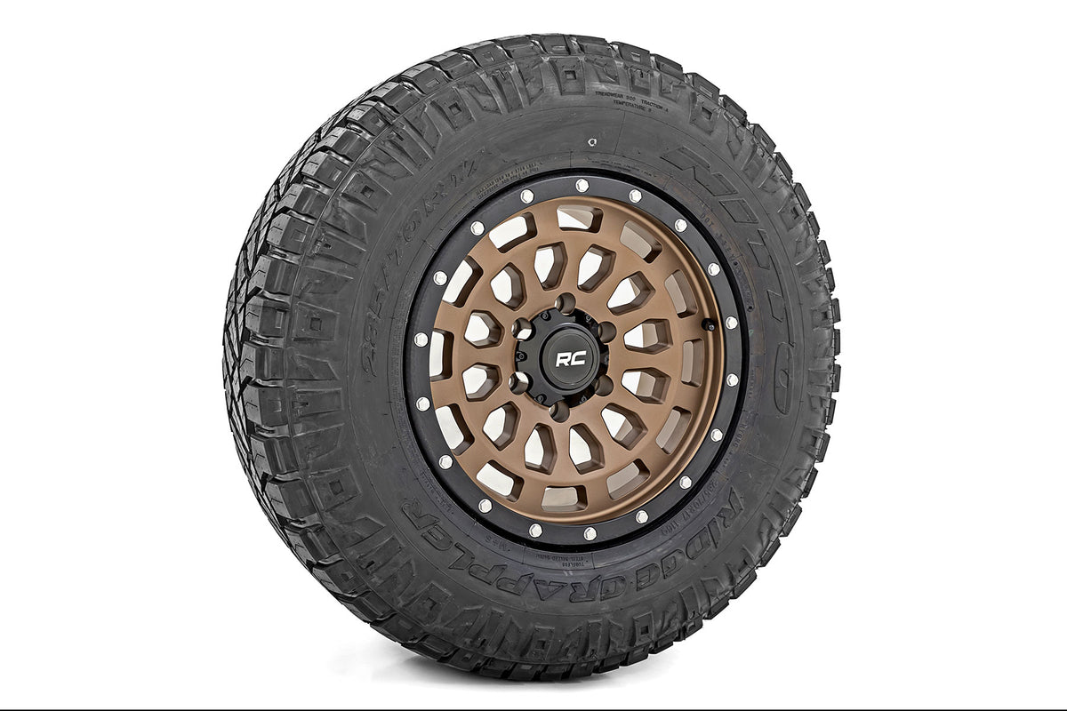 87 Series Wheel Simulated Beadlock Bronze/Black 17x8.5 Rough Country