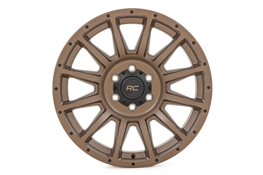 90 Series Wheel One-Piece Bronze 20x10 6x5.5 -25mm Rough Country