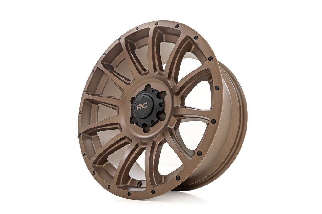 90 Series Wheel One-Piece Bronze 20x10 6x5.5 -25mm Rough Country