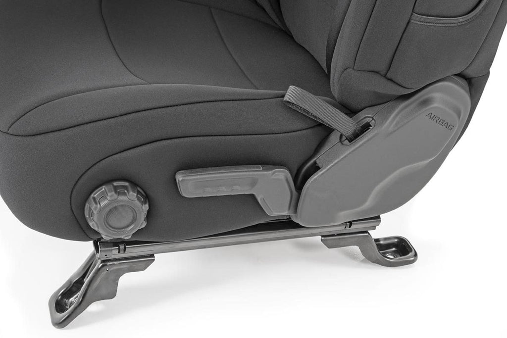 Seat Covers Front and Rear Jeep Wrangler Unlimited 4WD (2018-2026) Rough Country