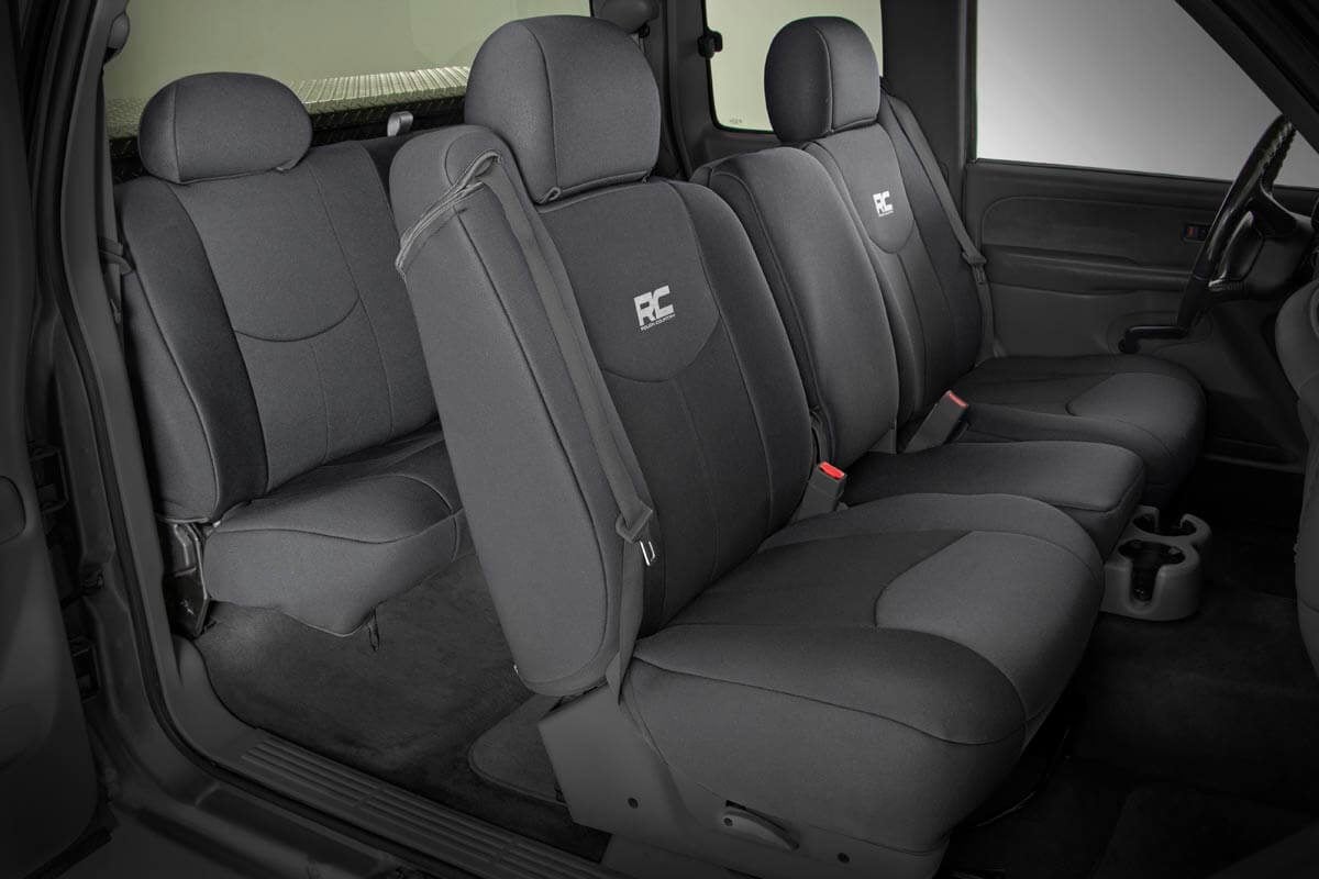 Seat Covers FR 40/40/20 & Rear Silverado/Sierra 1500 (99-06 & Classic) Rough Country