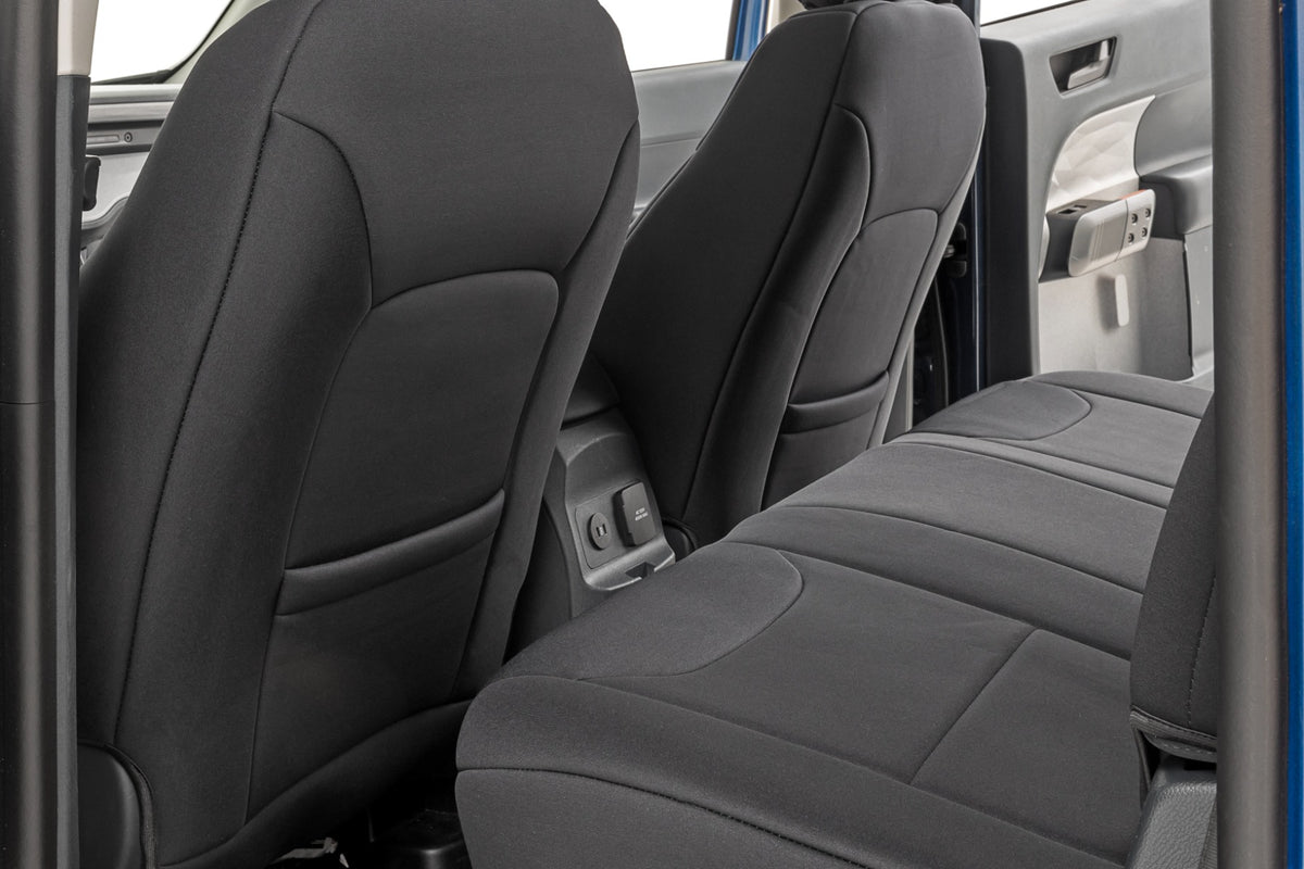 Seat Covers FR & RR W/Armrest Crew Cab Ford Maverick 2WD/4WD (22-26) Rough Country