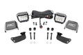 LED Light Kit Front Mount 3 Inch Chrome Pair Wide Angle Segway 570 F Rough Country