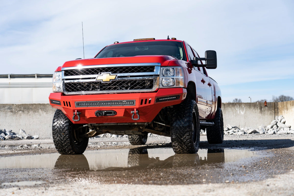 3.5 Inch Lift Kit Knuckle Red Silverado/Sierra 2500HD/3500HD (11-19) Rough Country