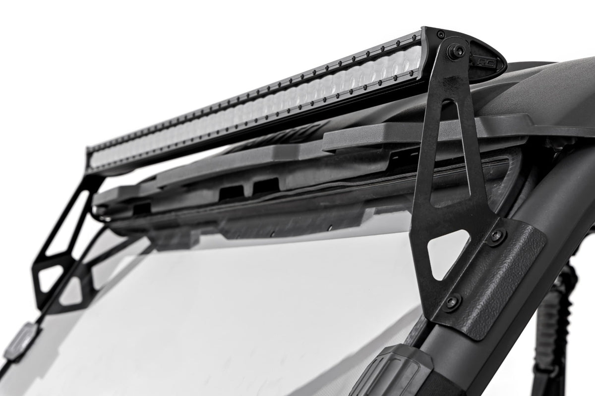 LED Light Kit Front Mount 50 Inch Black Single Row CFMOTO UFORCE 1000 Rough Country