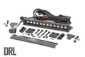 LED Light Bumper Mount 12 Inch Black Single Row White DRL Can-Am Defender HD 8/HD 9/HD 10 Rough Country