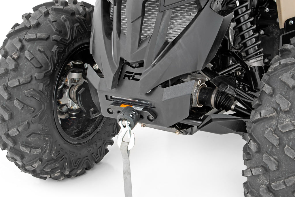 Winch Bumper 4500-Lb Winch Synthetic Rope Can-Am Renegade 1000/Renegade 500 Rough Country