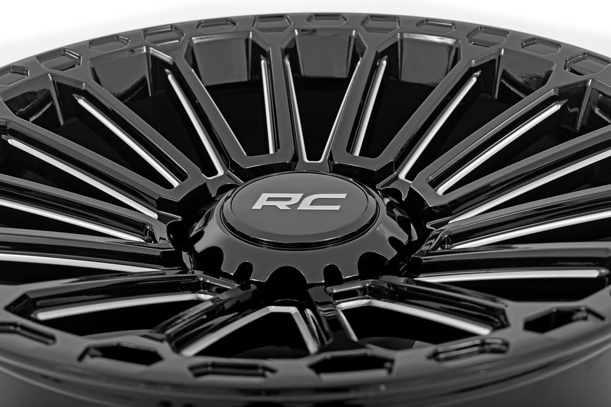 97 Series Wheel One-Piece Gloss Black 17x9 Rough Country