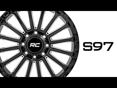 97 Series Wheel One-Piece Gloss Black 20x10 8x6.5 -19mm Rough Country