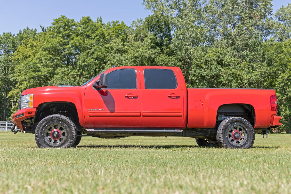 3.5 Inch Lift Kit Knuckle w/ Overloads Red Silverado/Sierra 2500HD/3500HD (11-19) Rough Country