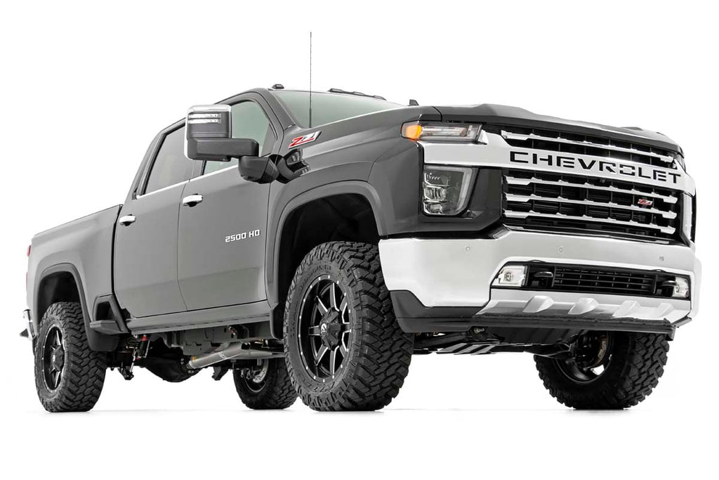 3 Inch Lift Kit UCAs M1 w/ Overloads Red Silverado/Sierra 2500HD/3500HD (20-26) Rough Country