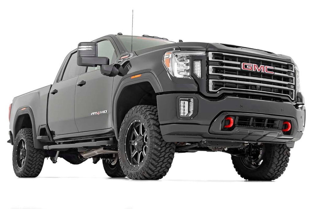 3 Inch Lift Kit Vertex w/ Overloads Red Silverado/Sierra 2500HD/3500HD (20-26) Rough Country