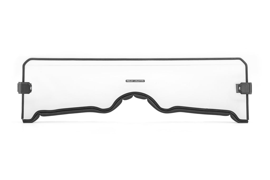 Half Windshield Scratch Resistant Yamaha Rhino 450 (06-08)/Rhino 660 (04-07)  Rough Country