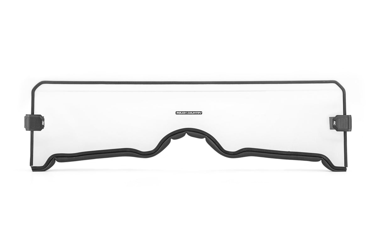 Half Windshield Scratch Resistant Yamaha Rhino 450 (06-08)/Rhino 660 (04-07)  Rough Country