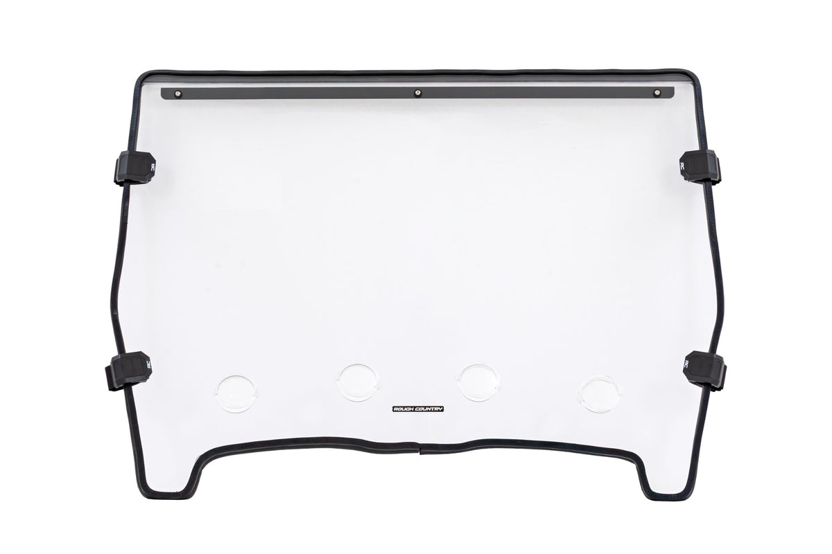 Vented Full Windshield Scratch Resistant John Deere Gator XUV 625/Gator XUV 850 Rough Country