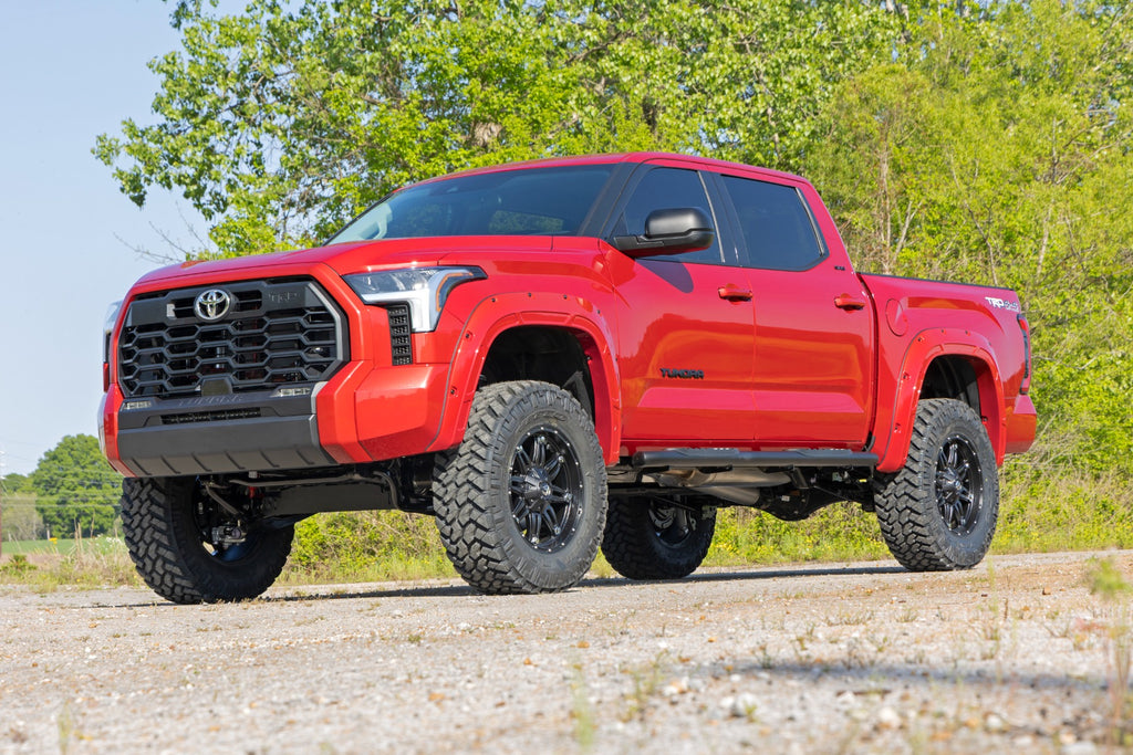 Defender Pocket Fender Flare Flat Black Toyota Tundra 2WD/4WD (22-23) Rough Country