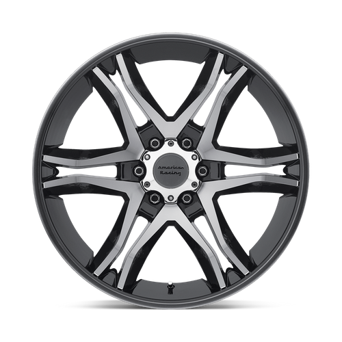 AR893 MAINLINE 17X8 6X5.5 G-BLK/MCH +25M