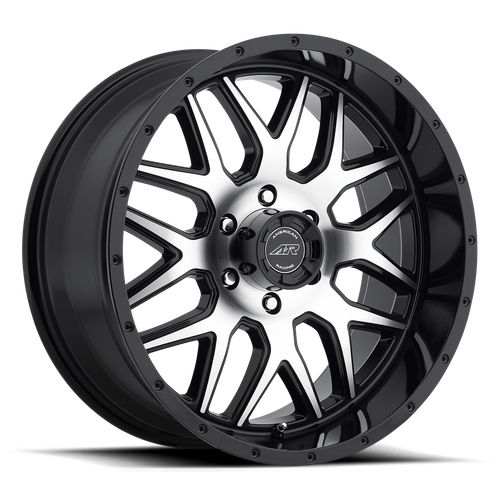 AR910 18X9 5X4.5 G-BLK MACH 00MM 83.1CB