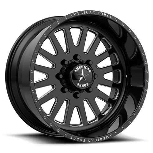 ATOM SS 20X9 8X6.5 +0 BLACK