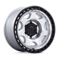 VOYAGER 17X8.5 6X120 66 +0 SLV-MCH-BLK