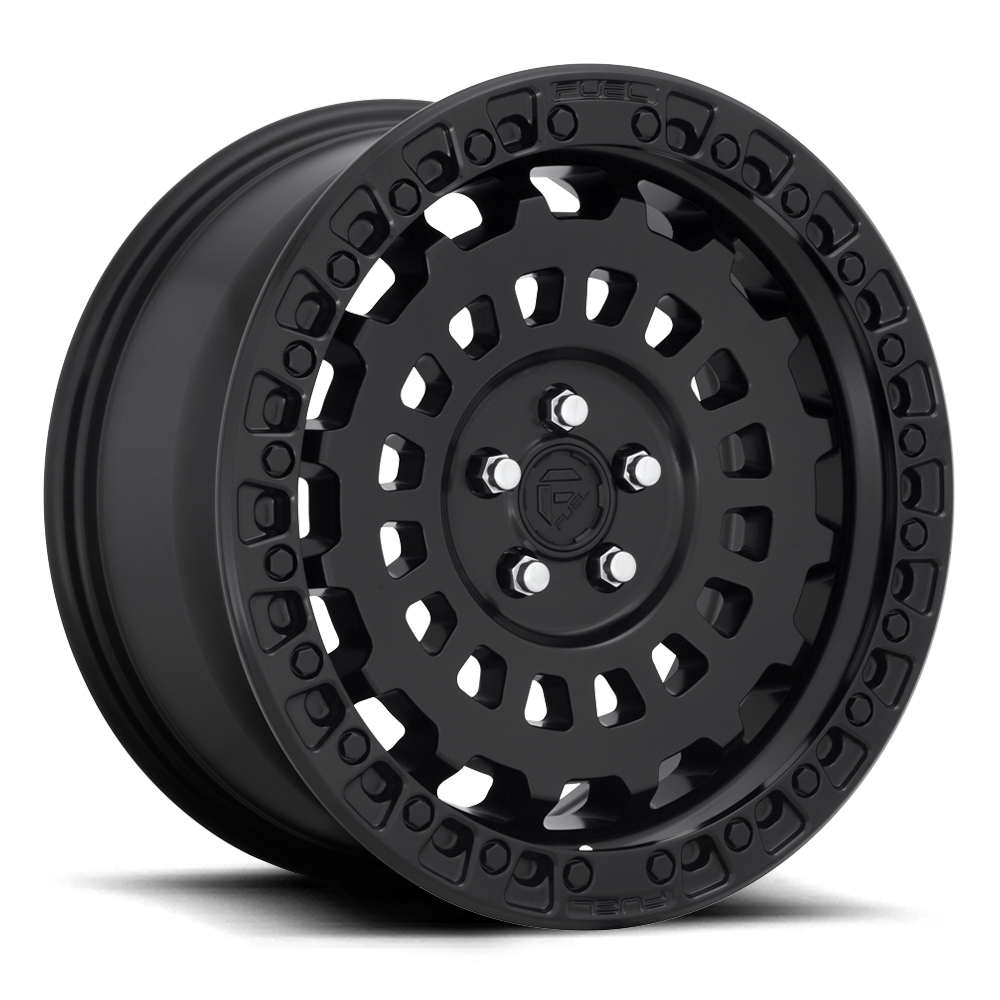 Aluminum Wheels 17X9 Zephyr Beadlock D101 Matte Black Fuel Off Road Wheels