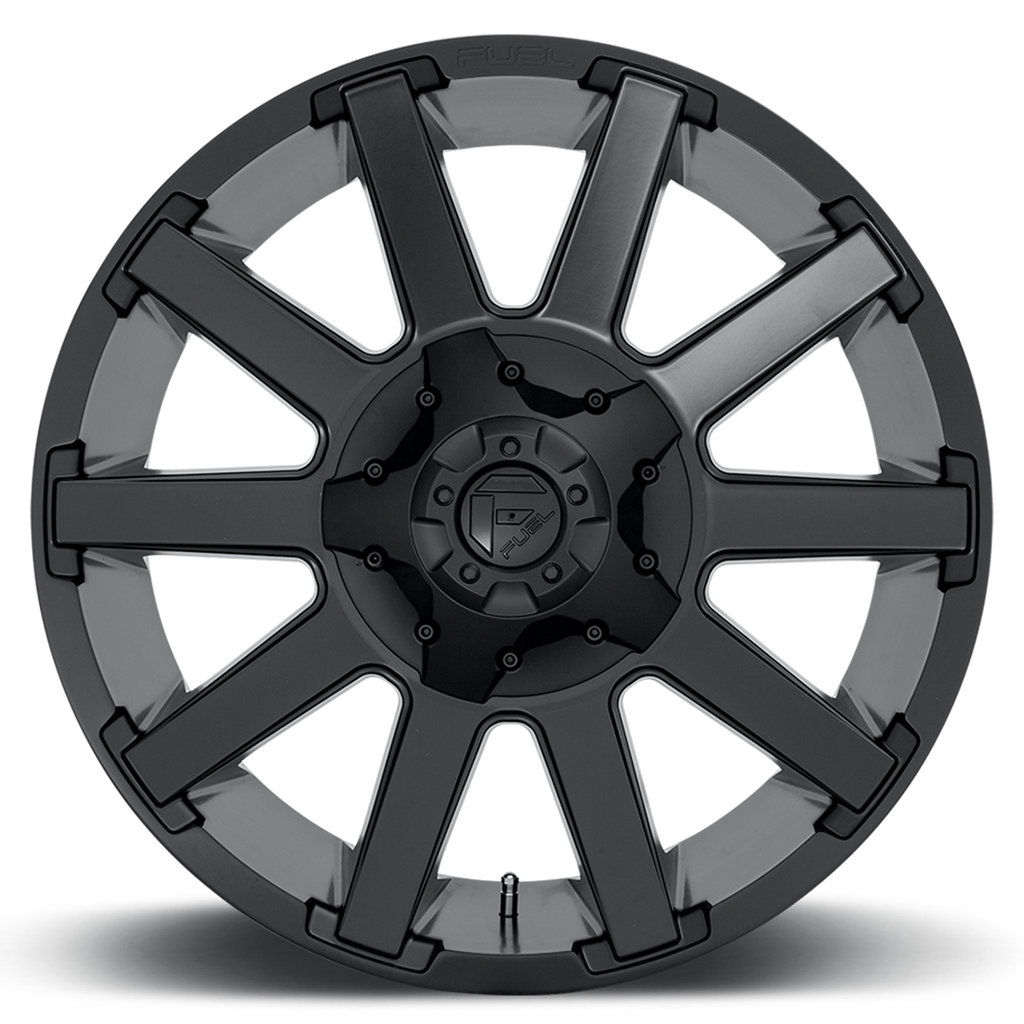 Aluminum Wheels 20X10 Contra D437 Matte Black Fuel Off Road Wheels