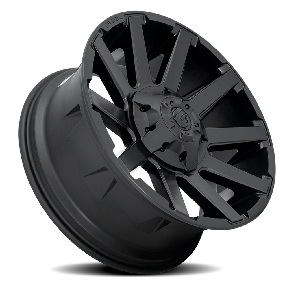 Aluminum Wheels 20X9 Contra D437 Matte Black Fuel Off Road Wheels