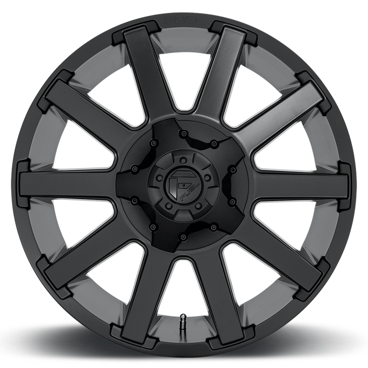 Aluminum Wheels 20X9 Contra D437 Matte Black Fuel Off Road Wheels