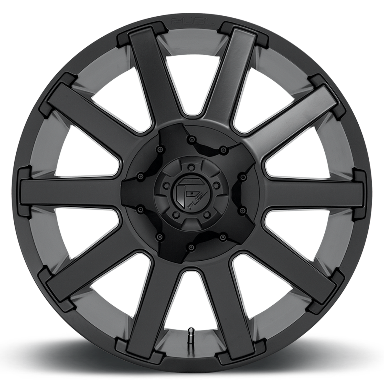 Aluminum Wheels 20X9 Contra D437 Matte Black Fuel Off Road Wheels