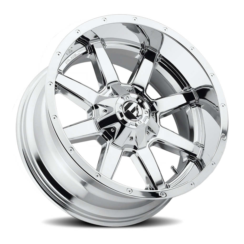 Aluminum Wheels 20X12 Maverick D536 Chrome Fuel Off Road Wheels