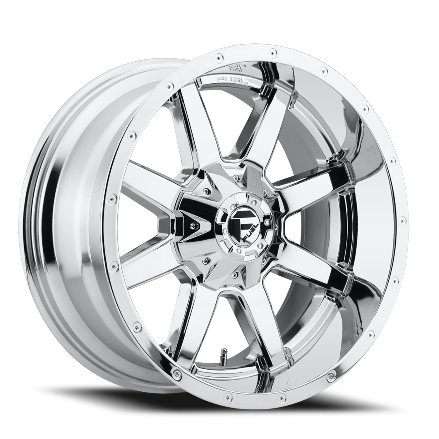 Aluminum Wheels 20X9 Maverick D536 Chrome Fuel Off Road Wheels